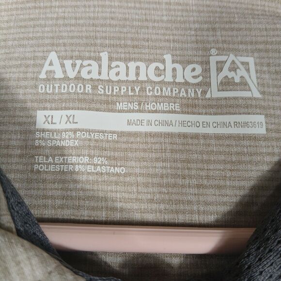 Avalanche Outdoor Supply Co.‎ Men's Short Sleeve Henley Type Woven Shirt XL  NWT - Picture 5 of 13